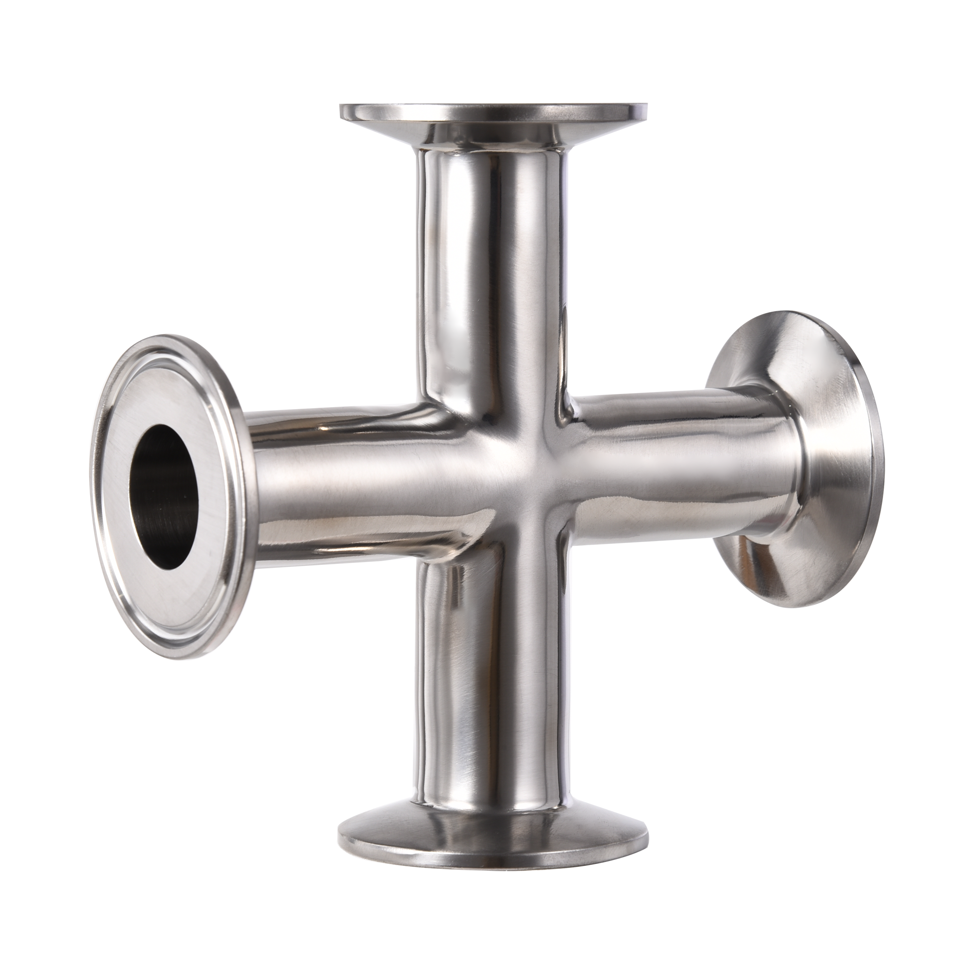 Sanitary Stainless Steel SS304 316L Food Grade Tri Clamp Cross