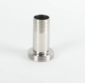 Food Processing Pipe Adapter Stainless Steel 304/316L Nut-type Hose Coupling