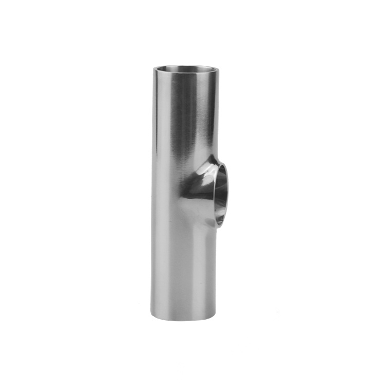 Food Grade Stainless Steel 304 Fittings Sanitary Short Tee Adapter