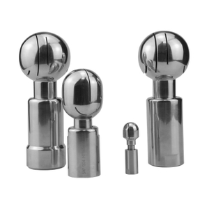 Pharmacy Stainless Stee Tank Cleaner Fittings SS304 Sanitary Bolted Rotary Cleaning Ball for Tank Wash