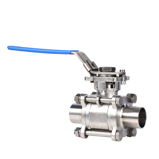 Manual Stainless Steel 316L Clamp Straight Ball Valve