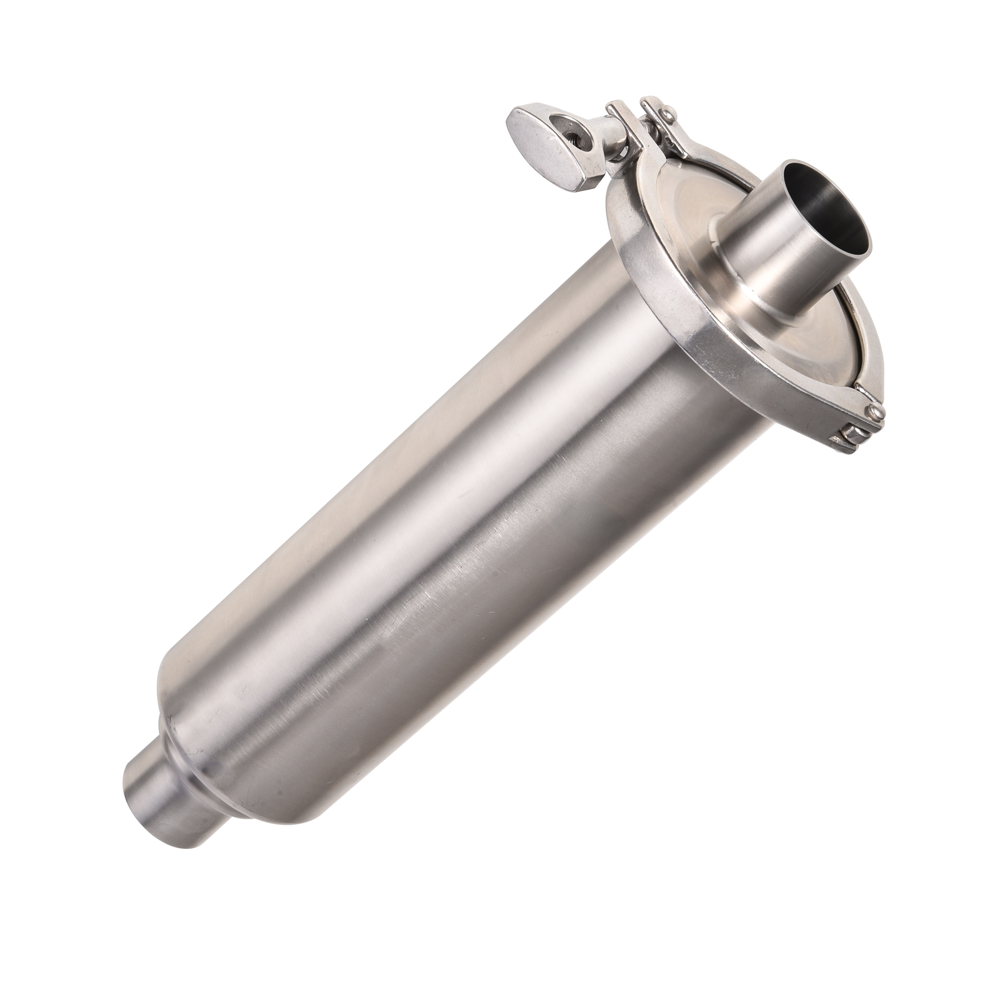 Sanitary Stainless Steel Tri Clamp Straight Filter Strainer With Perforate Plated Element