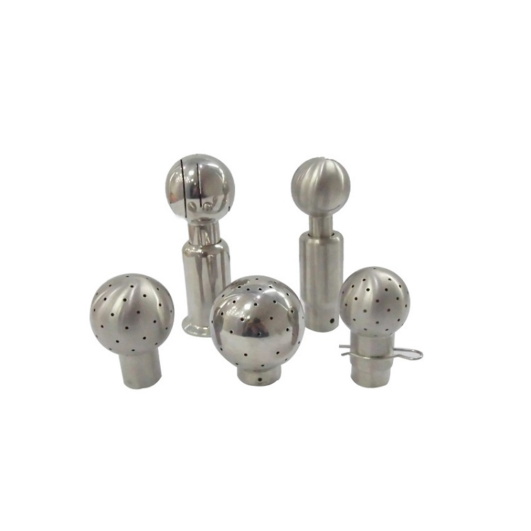 Pharmaceutical SUS304 316L Clamp Fixed Tank Spray Ball For Food Beverage