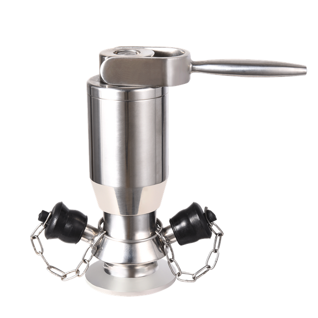 Sanitary Stainless Steel Hand / Gas Integrated Sterile Sampling Valve