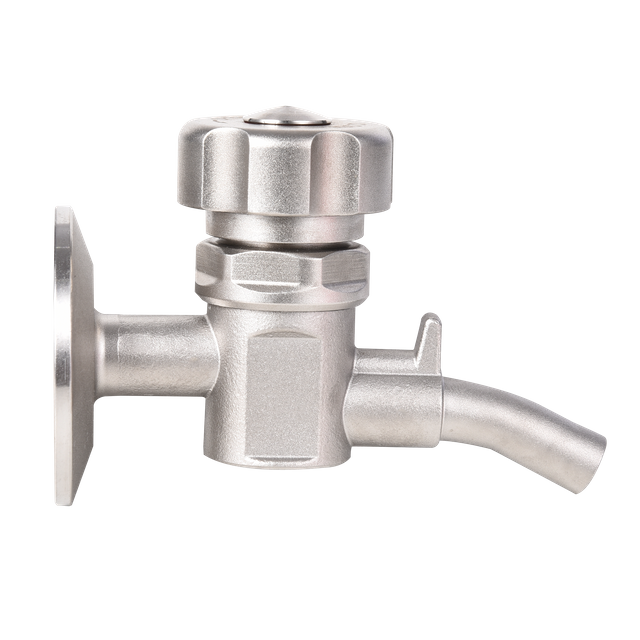 Sanitary Stainless Steel Beer Sampling Valve And Defoamer Assembly