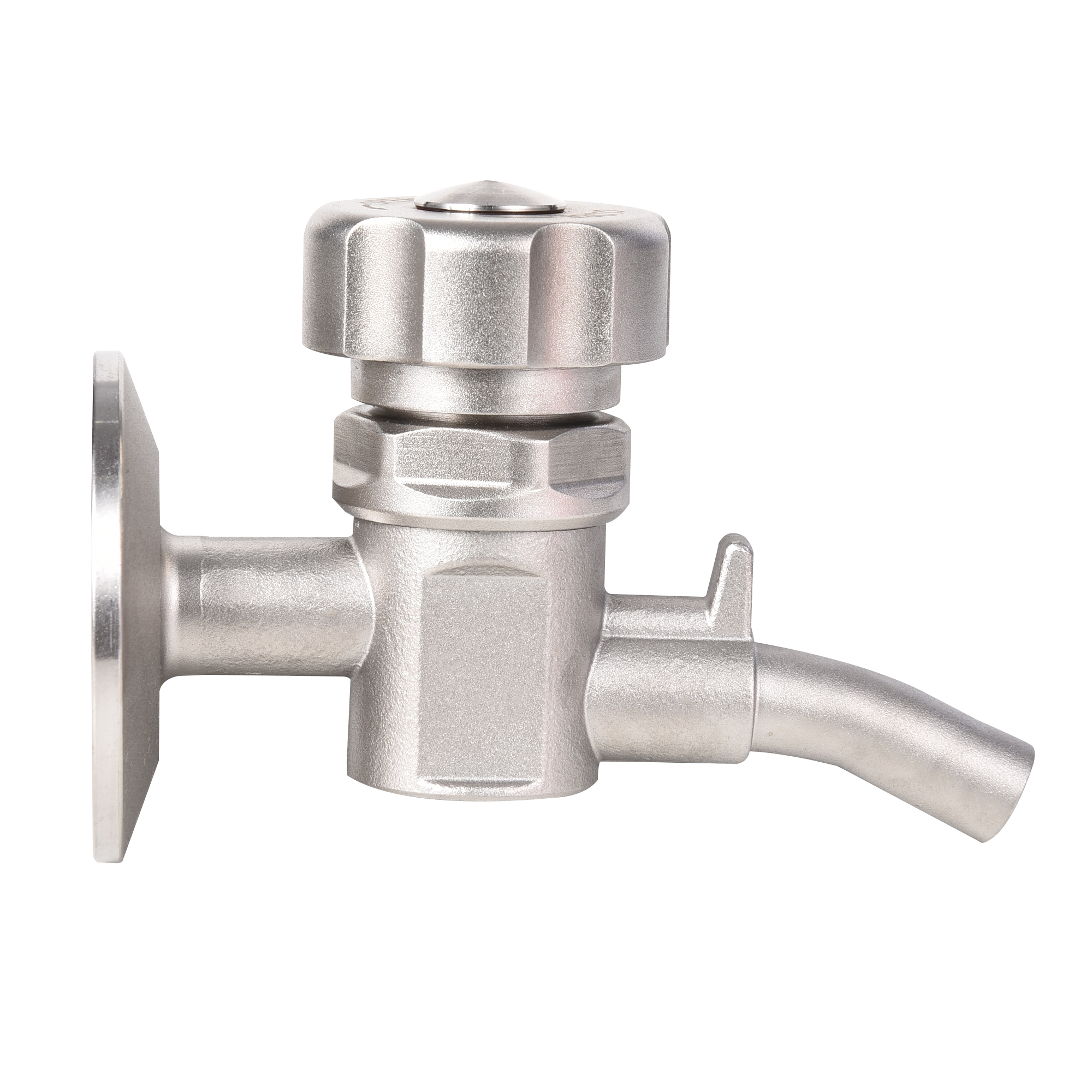 Sanitary Stainless Steel Beer Sampling Valve And Defoamer Assembly