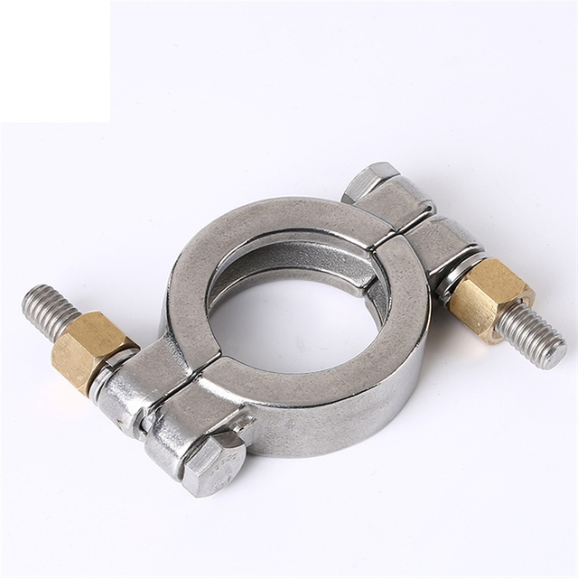 Adjustable 3-piece Pipe Clamp Tube Connection Stainless Steel 304/316L Clamp
