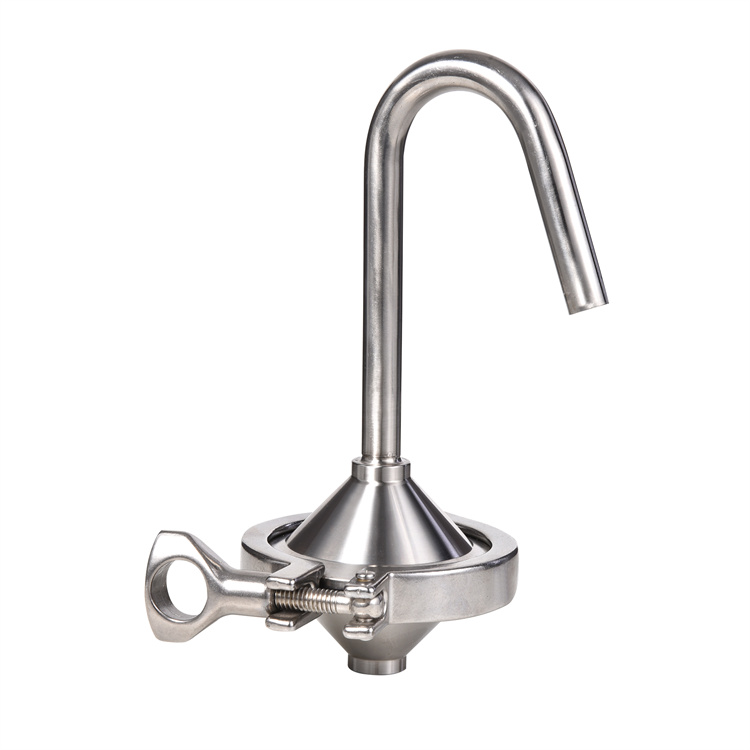 Pharmacy Clamp Stainless Steel 304/316L Pressure Relief Valve Clamp Manual Safety Valve