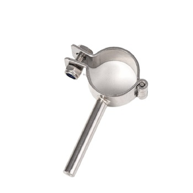 Food Grade Weld Round Pipe Bracket SS304 Tube Holder