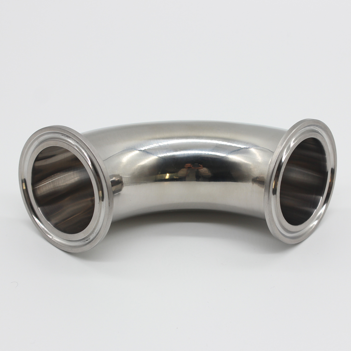 Food Grade Stainless Steel SS304 316L 3A Sanitary 90 Degree Clamped Elbow