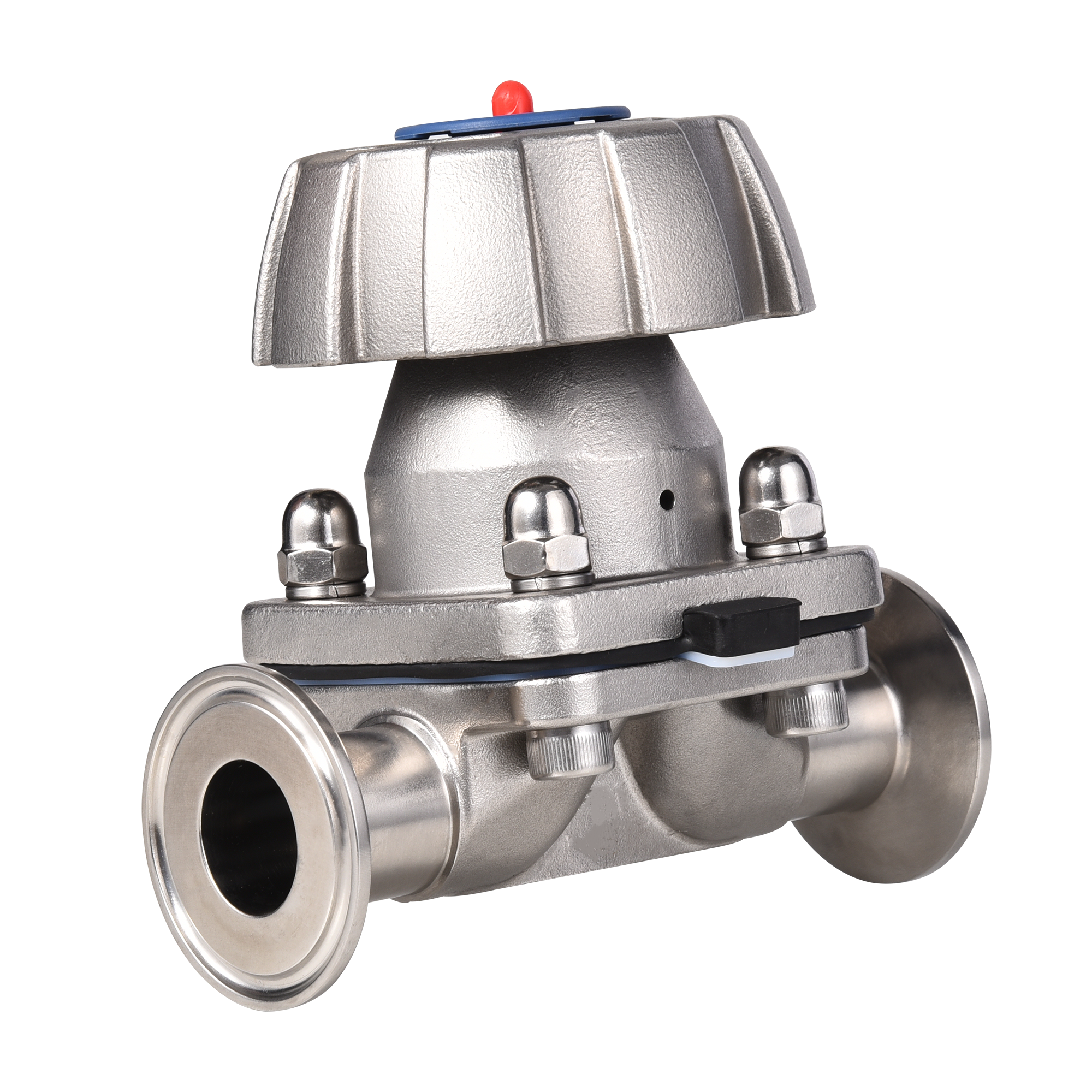 Pharmaceutical Industrial Stainless Steel Sanitary Manual Diaphragm Valve