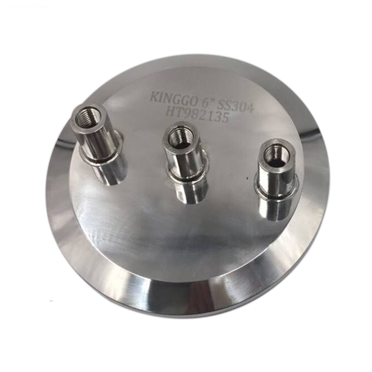 Stainless Steel Ss 304 316 Tri Clover Clamp Triclamp Hemispherical End Cap Bowl Reducer with Filter Plate