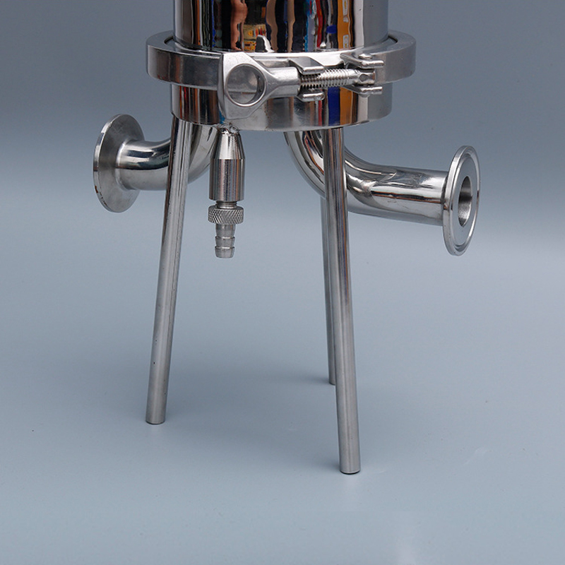  Stainless Steel Food Grade SS304 Sanitary Single Core Micro Filter 