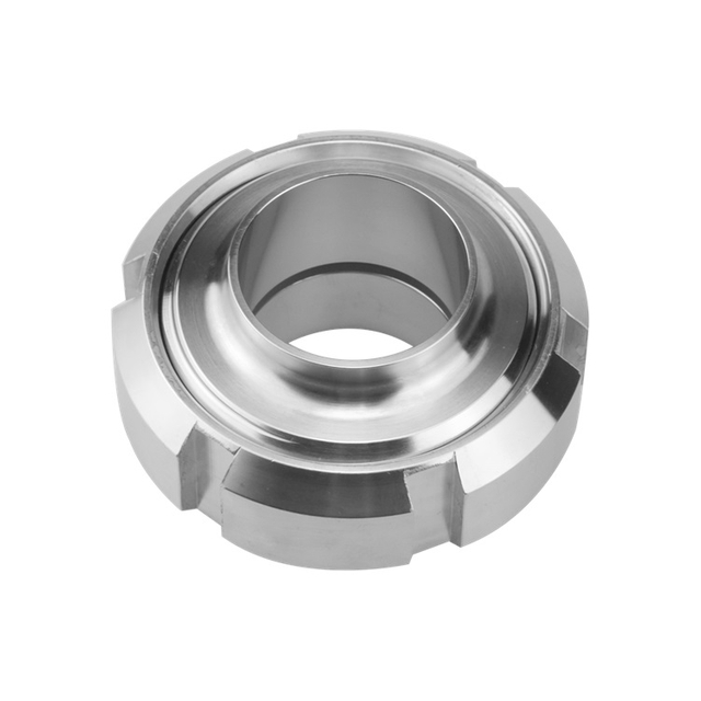 316L Stainless Steel Union Set Food Beverage Sanitary Silicone Gasket Clamp Union