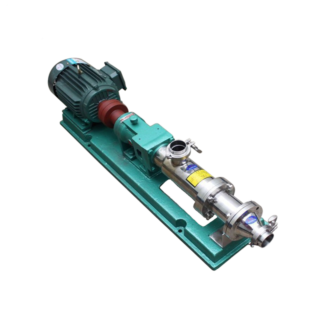 Sanitary Stainless Steel SUS304 SUS316L Single Screw Pump