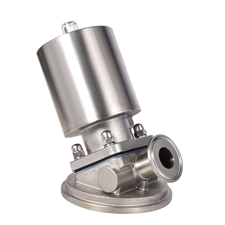 304 Stainless Steel Manual Diaphragm Clamp Tank Bottom Valve