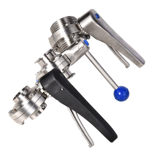 Food Grade Stainless Steel SS304 SS316L Sanitary Manual Butterfly Valve