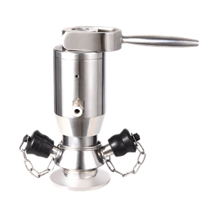Sanitary Stainless Steel Hand / Gas Integrated Sterile Sampling Valve