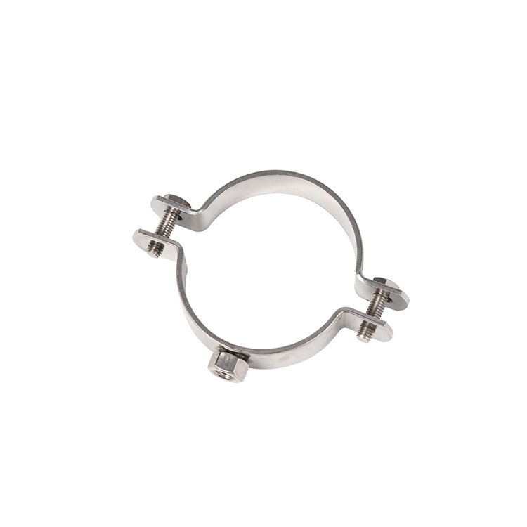 Food Grade Weld Round Pipe Bracket SS304 Tube Holder