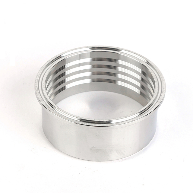 Food Beverage 304 316L Stainless Steel Fittings Clamp Tube Coupling