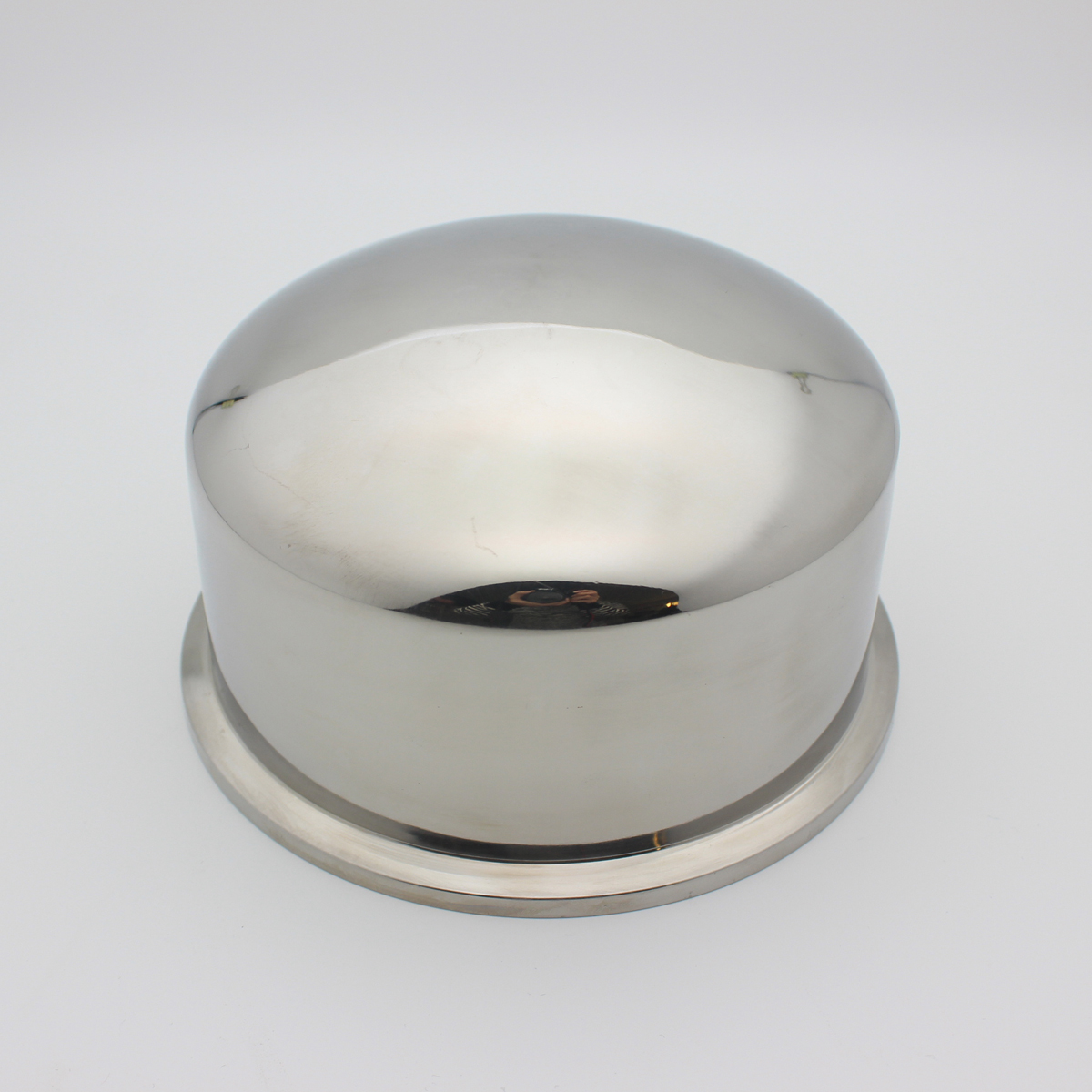 Food Grade SS304 SS316L Stainless Steel Tri Clamp Round Head Tube Hemispherical Cap 