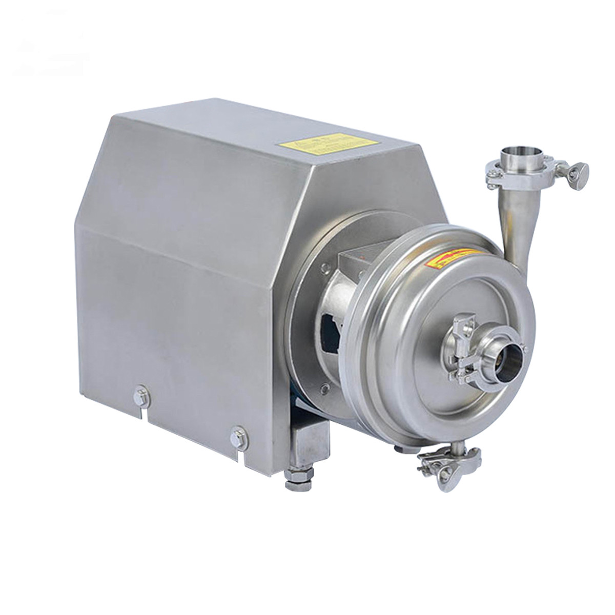 Food Grade Stainless Steel Open Impeller Sanitary Centrifugal Pump With Discharge Valve