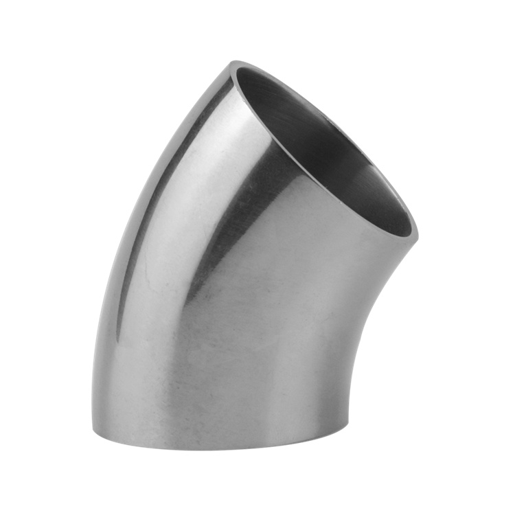 316L Stainless Steel Long Type Adapter Sanitary Weld Y Type Tee Coupling