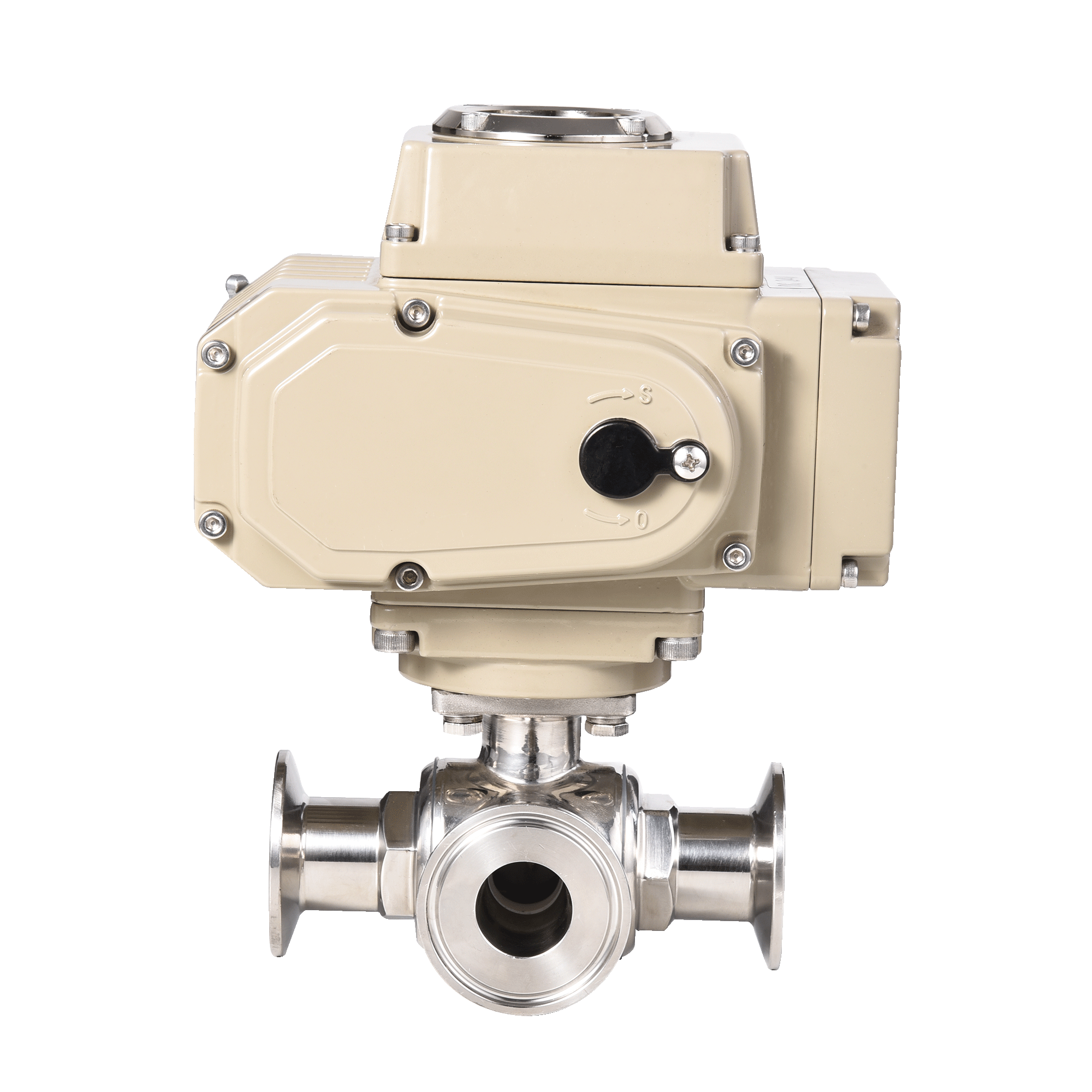 Manual Stainless Steel 316L Clamp Straight Ball Valve