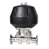 Sanitary Stainless Steel Plastic Actuator Pneumatic Diaphragm Valve