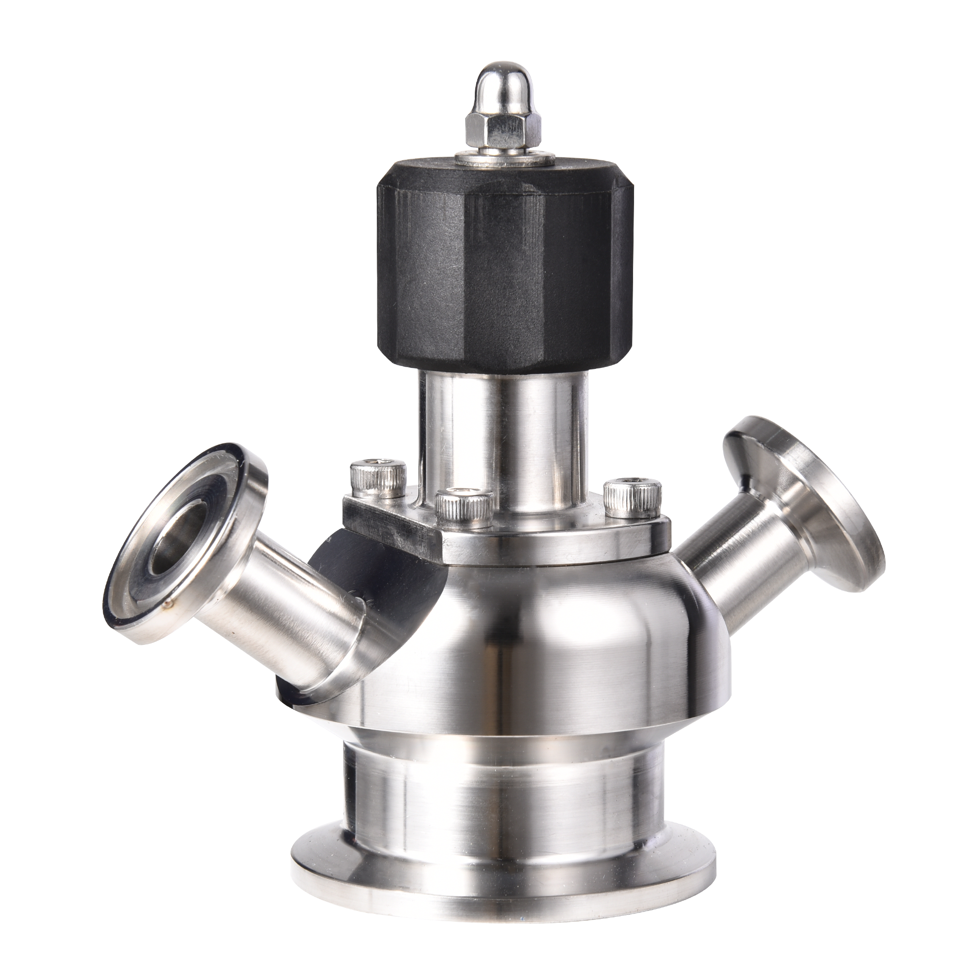 Sanitary Stainless Steel Clamped Aseptic Sample Valve