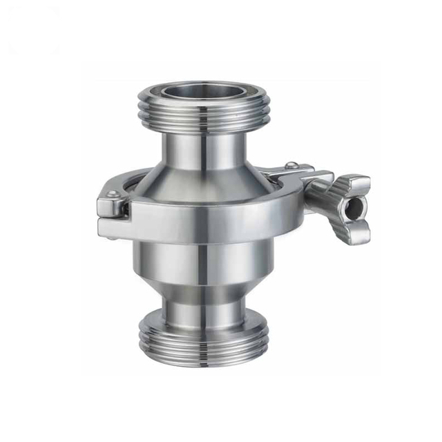 SMS 3A Food Grade Stainless Steel 304 Threaded Non Return Valve Check Valve