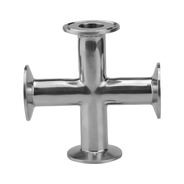 Food Grade 304 Stainless Steel Y type Clamp Elbow Tee Fittings