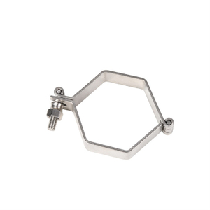304 Stainless Steel Female Hexagon Pipe Hanger Hygienic Pipe Holder