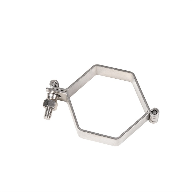 Food Grade Weld Round Pipe Bracket SS304 Tube Holder