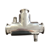 Jacketed Insulation Tee with Stainless Steel 304 316L Sanitary Tri Clamp Fitting