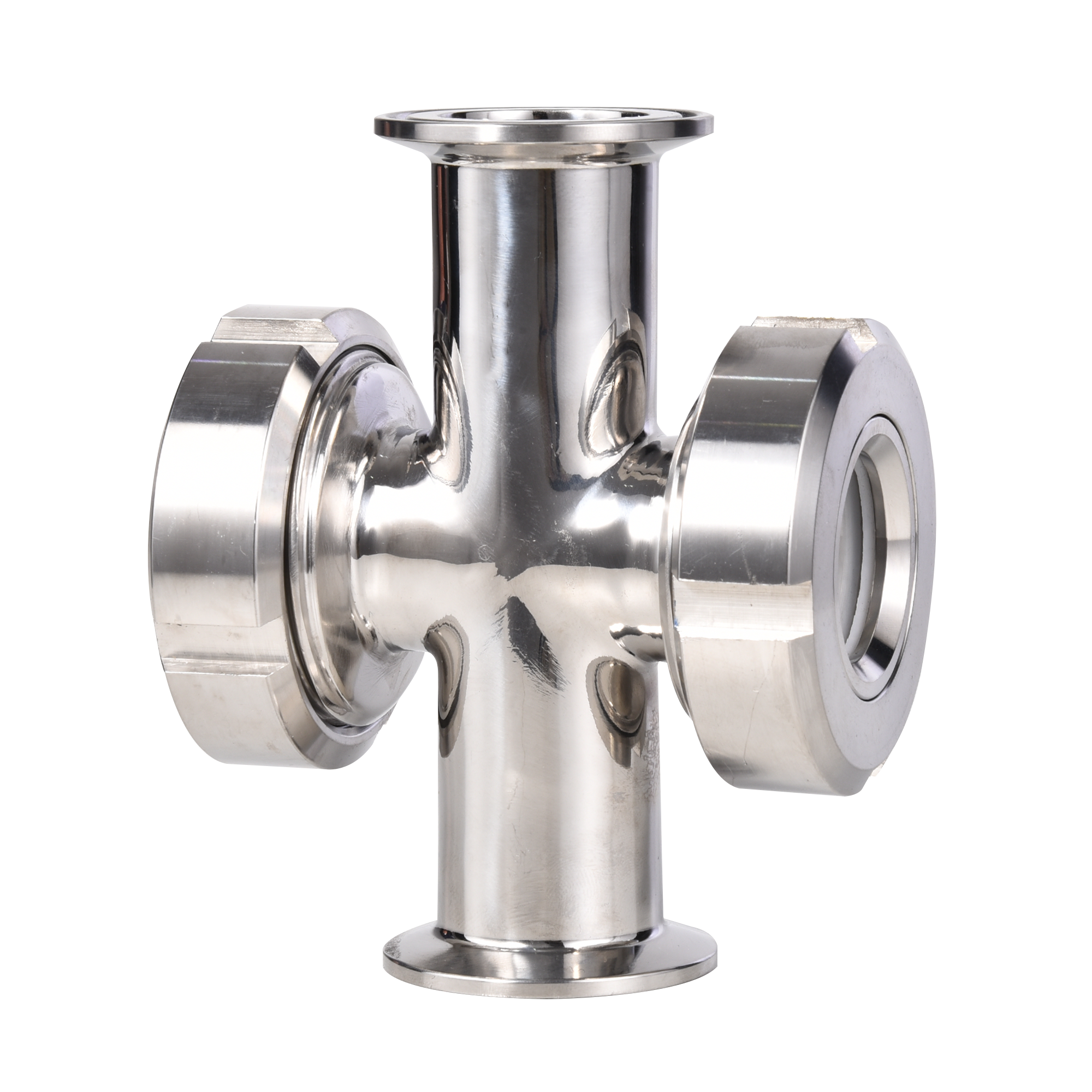 Sanitary Stainless Steel Clamp Spherical Cross-Type Sight Glass