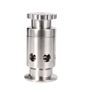 Sanitary SS304 Clamp Safety Vaccum Relief Valve Adjustable Pressure Relief Valve
