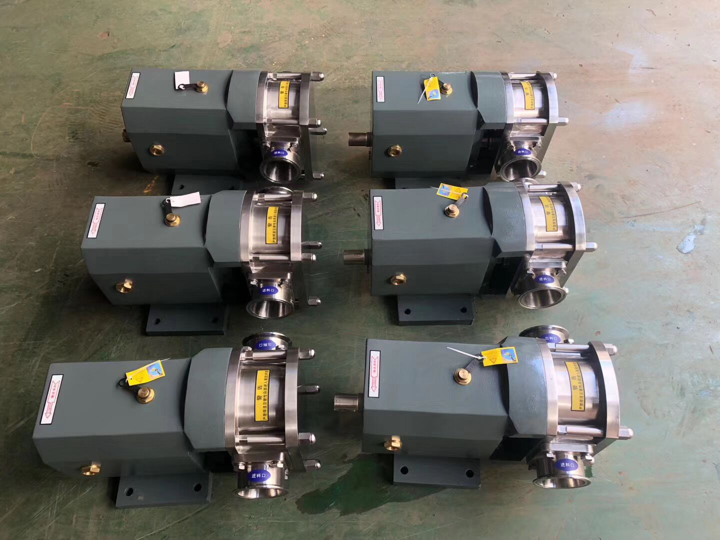 Sanitary Stainless Steel Food Grade Three Lobe Rotary Honey Pump