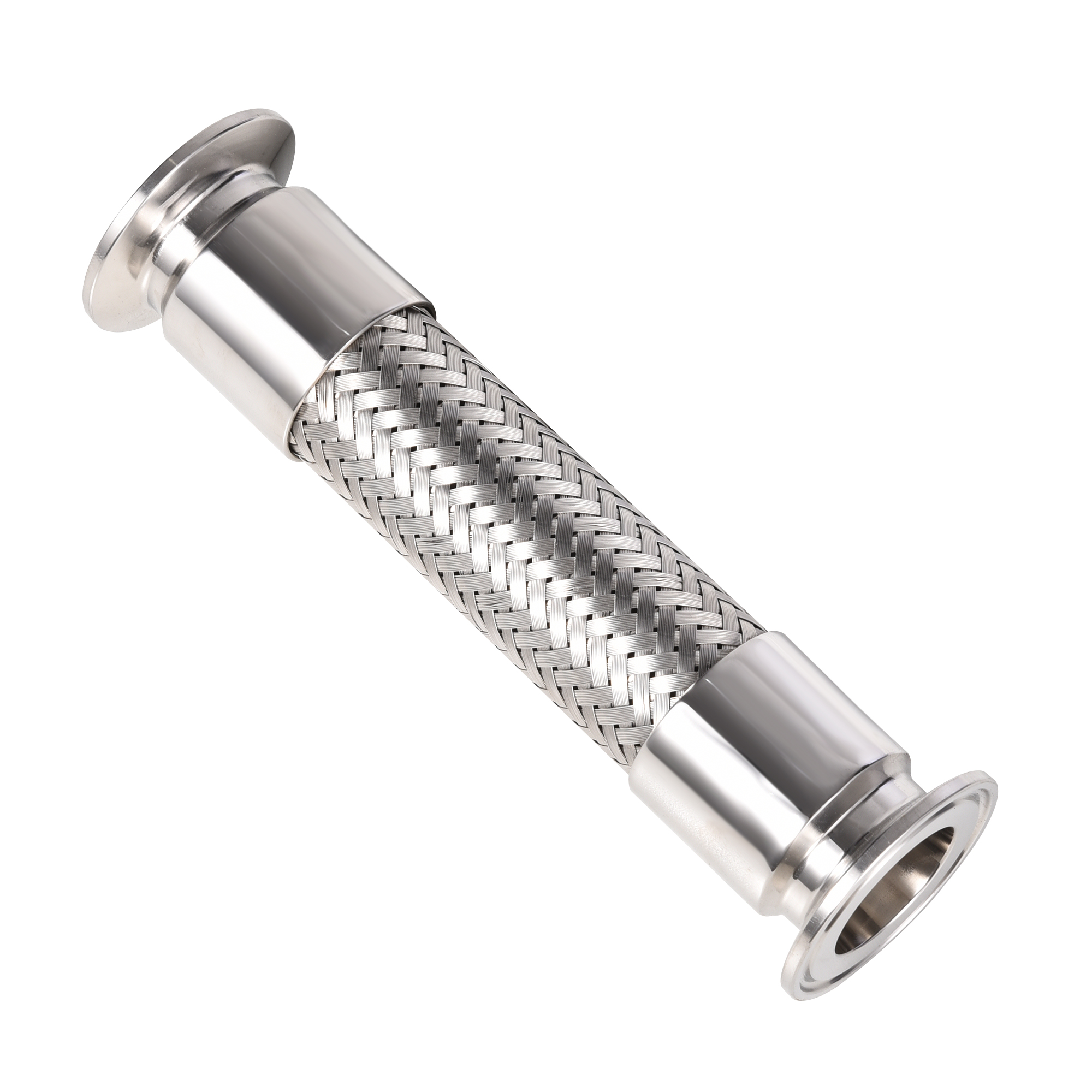 Food Grade SS304 SS316L Stainless Steel Tri Clamp Flexible Braided Metal Hose Expansion Joint