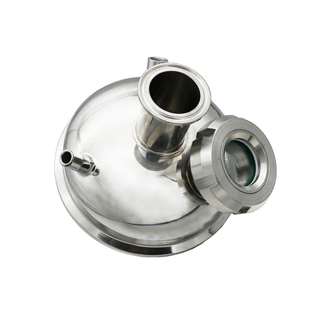 316L Stainless Steel Bowl Type Reducer Hygienic Concentric Reducer with Sight Glass