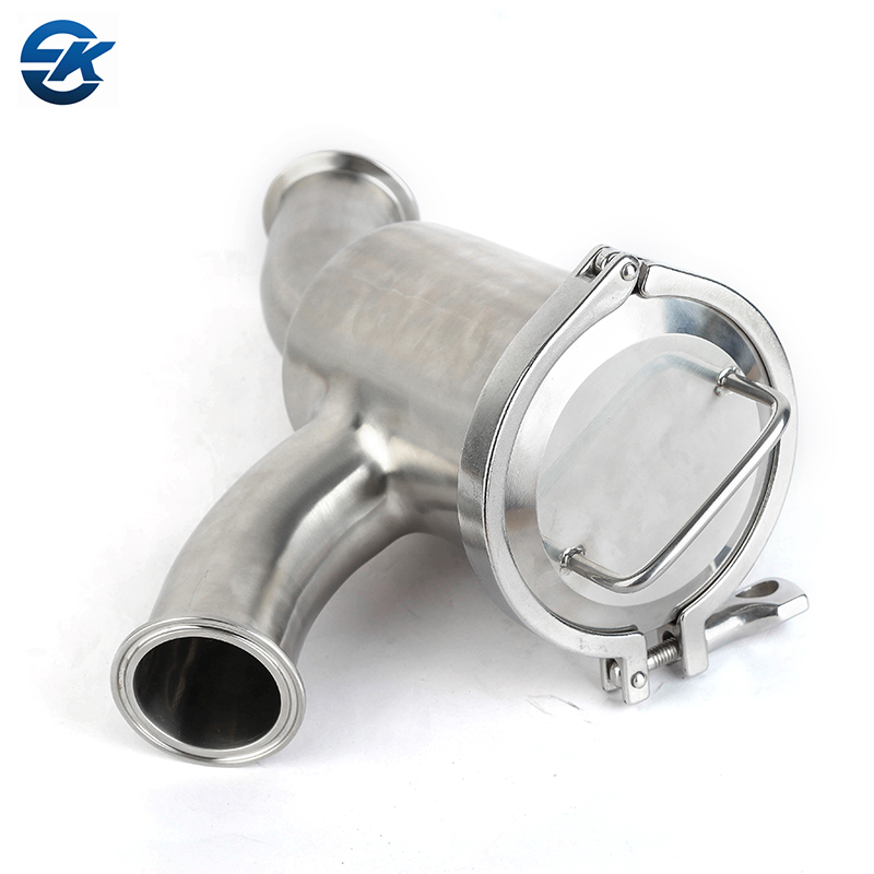 Stainless Steel SS304 SS316L DN25 Sanitary Tri Clamp Y Type Filter Strainer