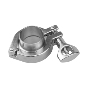 316L Stainless Steel Union Set Food Beverage Sanitary Silicone Gasket Clamp Union